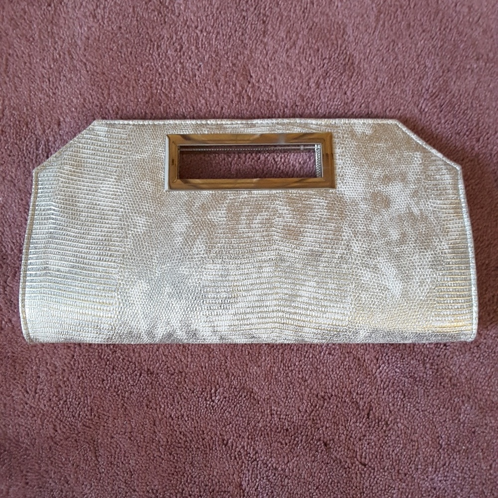 Gold and Silver Clutch